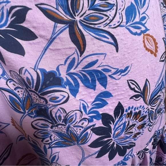 J. Crew Factory Square Neck Smocked Floral Dress Size 8 - Picture 5 of 16